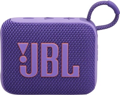 JBL Go 4, Wireless Ultra Portable, Pro Sound,Water & Dust Proof 4.2 W Bluetooth Speaker(Purple, Mono Channel)