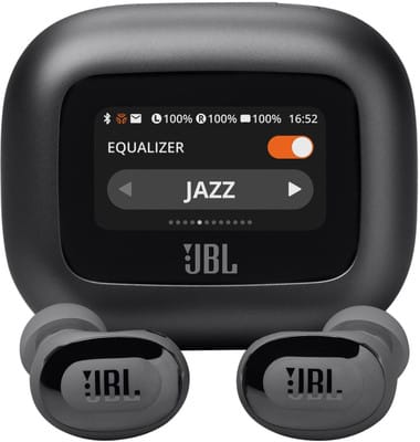 JBL Live Buds 3, Hi-Res LDAC Audio ANC TWS, SmartCase,40H Runtime, Wireless Charging Bluetooth(Black, True Wireless)