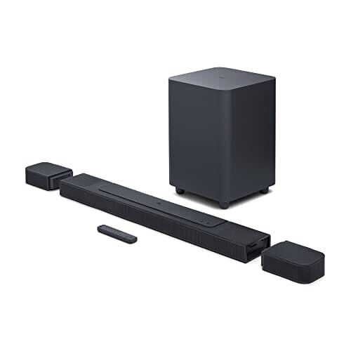 JBL Bar 1000 Pro, 11.1 (7.1.4) Channel Truly Wireless Soundbar with True Dolby Atmos®, DTS:X, and MultiBeam™ Surround Sound (880W)